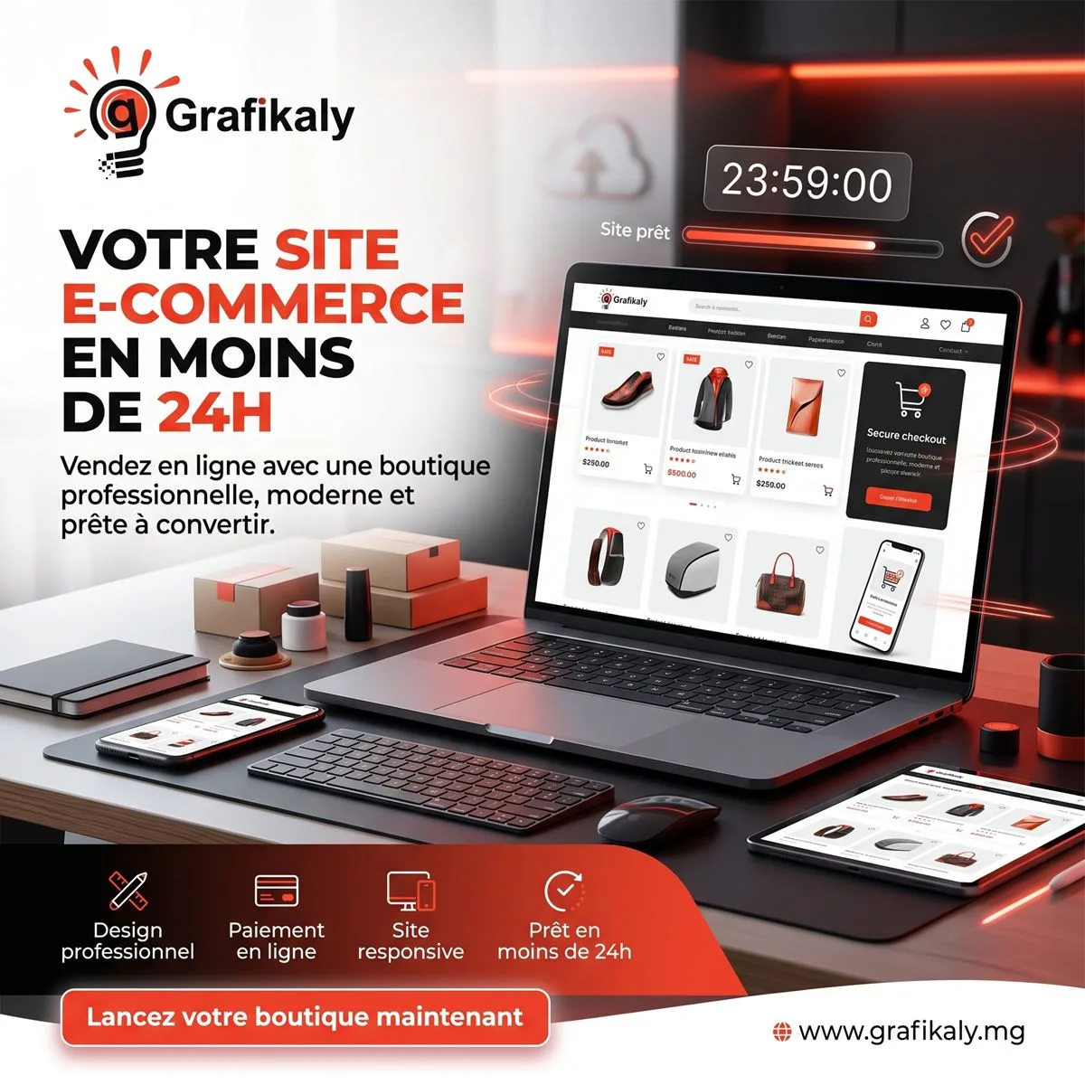Création de site e-commerce