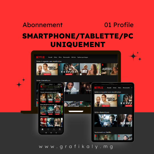 Netflix (Smartphone/PC uniquement)​ - 01 Profil