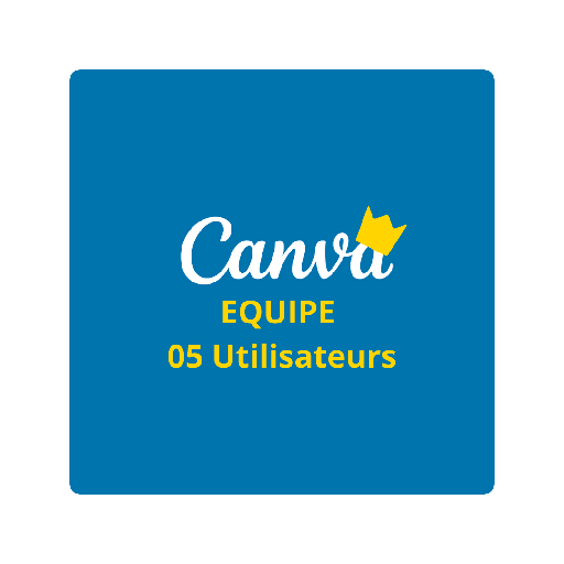 CANVA PRO Equipe (jusqu'à 05 Utilisateurs)