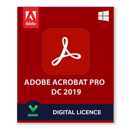 Licence Adobe Acrobat Pro DC 2019 32/64 Bits (1PC - à vie)